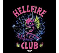 Stranger Things Hellfire Club Skull Unisex T-Shirt - Black - 3XL