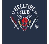 Stranger Things Hellfire Club Vintage Hoodie - Navy - M