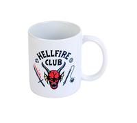 Grupo Erik Hellfire Club Stranger Things Ceramic Mug - 35 cl/350 ml - 3.74 x 3.15 Inch/9.5 x 8 cm - Stranger Things Hellfire Club Coffee or Tea Mug