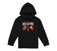 Stranger Things Hellfire Devil Youth Kids Boy/Girls Pull-Over Hoodie, Black, 9-11