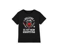 Stranger Things Hellfire It'S My Birthday Inverted Kids T-Shirt, Black | Size: 12-13 Years Stranger Things Black 12-13 Years