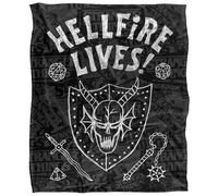 Stranger Things Hellfire Lives Graduation Inverted Silky Touch Super Soft Throw Blanket 152 X 127 Cm