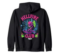 Stranger Things Hellfire Neon Dice Zip Hoodie