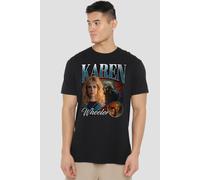 Stranger Things Karen Homage T-Shirt, Black | Size: Medium Stranger Things Black M