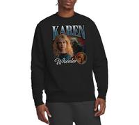Stranger Things Karen Homage Unisex Sweatshirt, Black, X-Large