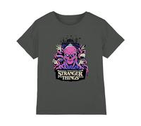 Stranger Things Kids Creel House T-Shirt - Charcoal - 7-8 Years - Charcoal