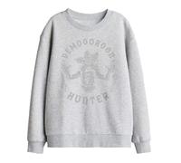Stranger Things Kids Demogorgon Hunter Sweatshirt - Athletic Heather - 5-6 Years - Athletic Heather - 50% Cotton/50% Polyester