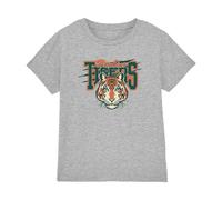 Stranger Things Kids Hawkins Tigers Scratch Heather T-Shirt - Athletic Heather - 9-11 Years - Athletic Heather