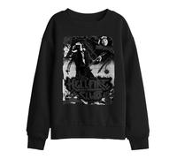 Stranger Things Kids Hellfire Club Poster Sweatshirt - Black - 12-13 Years - Black - 50% Cotton/50% Polyester