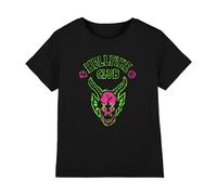 Stranger Things Kids Hellfire Sketch Logo T-Shirt - Black - Black - 7-8 Years