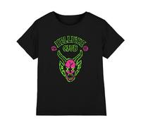 Stranger Things Kids Hellfire Sketch Logo T-Shirt - Black - Black - 9-11 Years