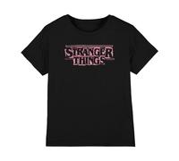 Stranger Things Kids Punk Logo T-Shirt - Black - 12-13 Years - Black