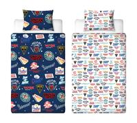 Stranger Things Kids Single Duvet Reversible Bedding Hellfire Club Quilt Cover
