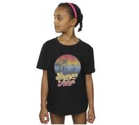 Stranger Things LA Gradient Cotton T-Shirt Netflix Black 12-13 Years