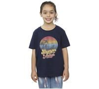 Stranger Things LA Gradient Cotton T-Shirt Netflix Navy 9 Years