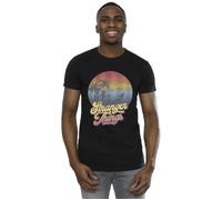 Stranger Things LA Gradient T-Shirt Netflix Black M