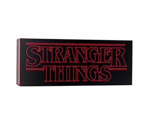 Stranger Things Logo Light - Officially Licensed Netflix Merchandise, Wall Mountable or Free Standing with 2 Light Modes, Battery or USB Powered | Paladone