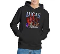 Stranger Things Lucas Homage Unisex Hoodie, Black, XX-Large