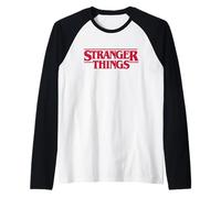 Stranger Things Main Logo Raglan Baseball Tee