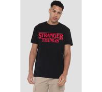 Stranger Things Main Logo T-Shirt, Black | Size: 3XL Stranger Things Black 3XL