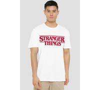 Stranger Things Main Logo T-Shirt, White | Size: 5XL Stranger Things White 5XL