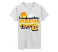 Stranger Things Men's Adult Short Sleeved T-Shirt (Grey) in Grey | Size: 3XL Stranger Things Grey 3XL