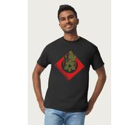 Stranger Things Men's Be Vigilant Demogorgon T-Shirt in Black | Size: XL Stranger Things Black XL