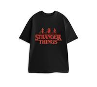 Stranger Things Men's Bikes Logo Short Sleeved T-Shirt | Black | Officially Licensed Merch | Size: Medium Stranger Things Black M