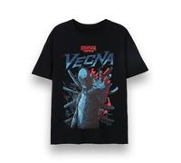 Stranger Things Mens Black Vecna Short Sleeved T-Shirt - Large