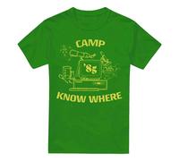 Stranger Things Mens Camp Know Where 1989 T-Shirt - Kelly Green - Kelly Green - 4XL