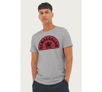Stranger Things Men's Demogorgon Face 1983 T-Shirt in Mid Grey | Size: Medium Stranger Things Mid Grey M