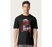 Stranger Things Men's HFC Hellfire Club Nerds & Freaks 4EVA T-Shirt in Black | Size: Medium Stranger Things Black M