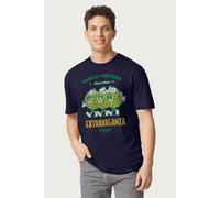 Stranger Things Men's Hopper's Triple Decker Waffle Extravaganza T-Shirt in Navy | Size: 2XL Stranger Things Navy 2XL