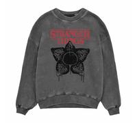 Stranger Things Men's Horror Silhouette Sweatshirt in Black | Size: Small Stranger Things Black S
