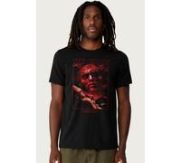 Stranger Things Men's Logo Text The Curse Vecna T-Shirt in Black | Size: Medium Stranger Things Black M