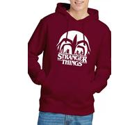 Stranger Things Men's Mindflayer Silhouette Hoddie in Burgundy | Size: Large Stranger Things Burgundy L