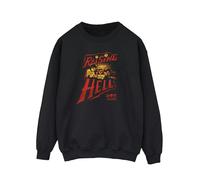 Stranger Things Mens Raising Hell Sweatshirt - Black - Black - L