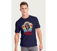 Stranger Things Men's Scoops Ahoy Steve HarringtonPride T-Shirt in Navy | Size: 2XL Stranger Things Navy 2XL