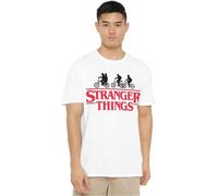Stranger Things Mens Shirt Bike Logo S White