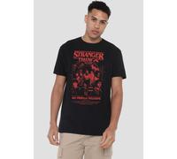Stranger Things Mindflayer Group Horror Movie Poster T-Shirt, Black | Size: 4XL Stranger Things Black 4XL