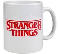 Stranger Things Mug, White, The Logo, 11oz/315ml in White Stranger Things White