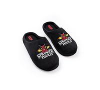 Stranger Things Mule Slippers | Unisex Black | Official Merch | Size: 9-10 Stranger Things Black 9-10