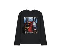 Stranger Things Murray Homage Long Sleeve T-Shirt, Black | Size: Large Stranger Things Black L