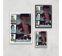 Stranger Things National Laboratory Giclee Art Print - A4 - Black Frame