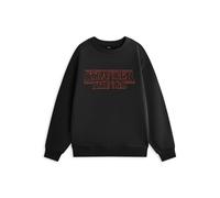 Stranger Things Neon Sweatshirt | Unisex Black | Officially Licensed Merch | Size: 2XL Stranger Things Black 2XL