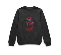 Stranger Things Official Characters Composition Sweatshirt - Black Stranger Things Black One Size