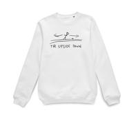 Stranger Things Official Flea On A Tightrope Sweatshirt - White Stranger Things White One Size