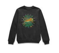 Stranger Things Official Year of the tiger Sweatshirt - Black in White | Size: XL Stranger Things White XL