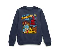 Stranger Things On The Naughty List Christmas Jumper - Navy - M