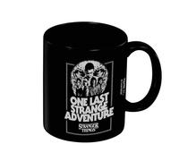 Stranger Things One Last Strange Adventure 325ml Mug in Black Stranger Things Black
